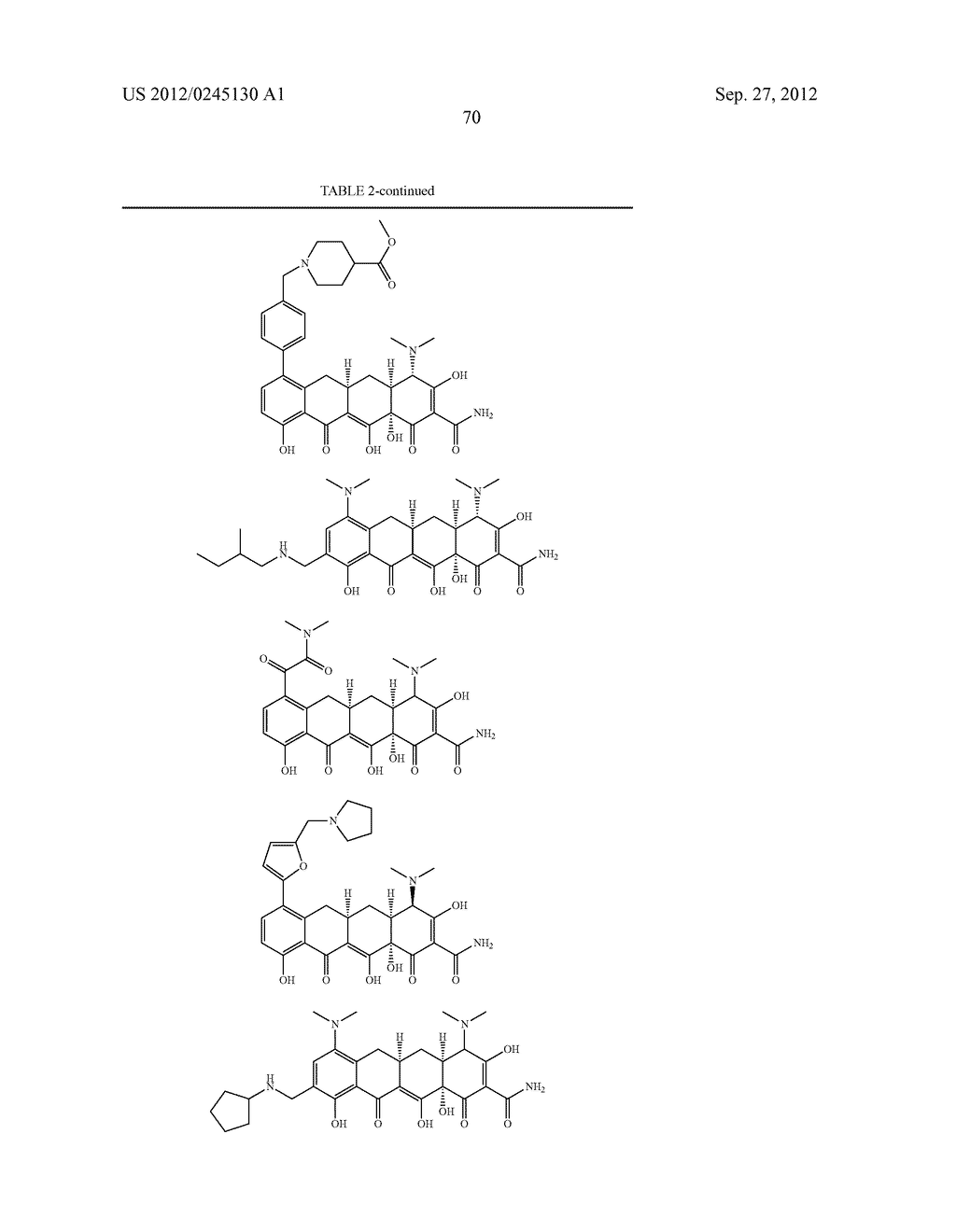 Methods of Using Substituted Tetracycline Compounds to Modulate RNA - diagram, schematic, and image 72