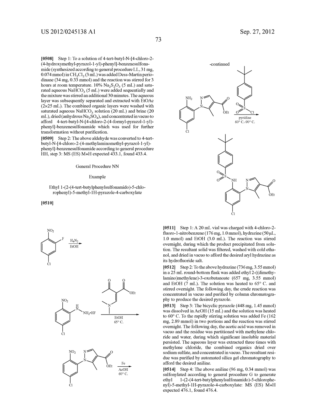 N-(2-(HETARYL)ARYL)ARYLSULFONAMIDES AND N-(2-(HETARYL)HETARYL     ARYLSULFONAMIDES - diagram, schematic, and image 74