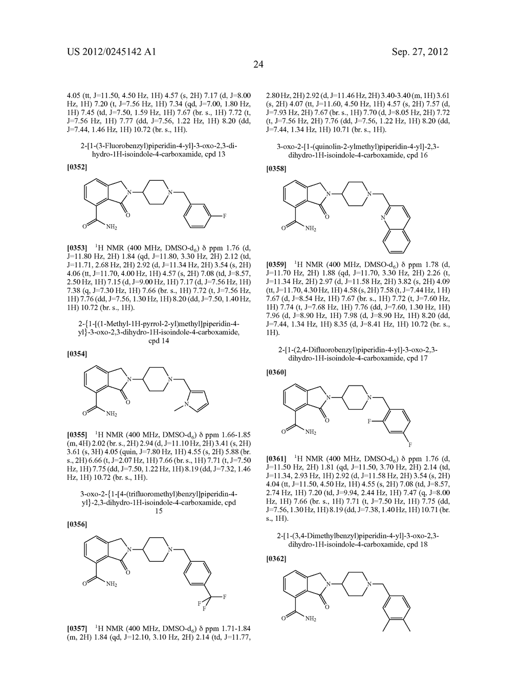 3-OXO-2,3-DIHYDRO-1H-ISOINDOLE-4-CARBOXAMIDES AS PARP INHIBITORS - diagram, schematic, and image 25