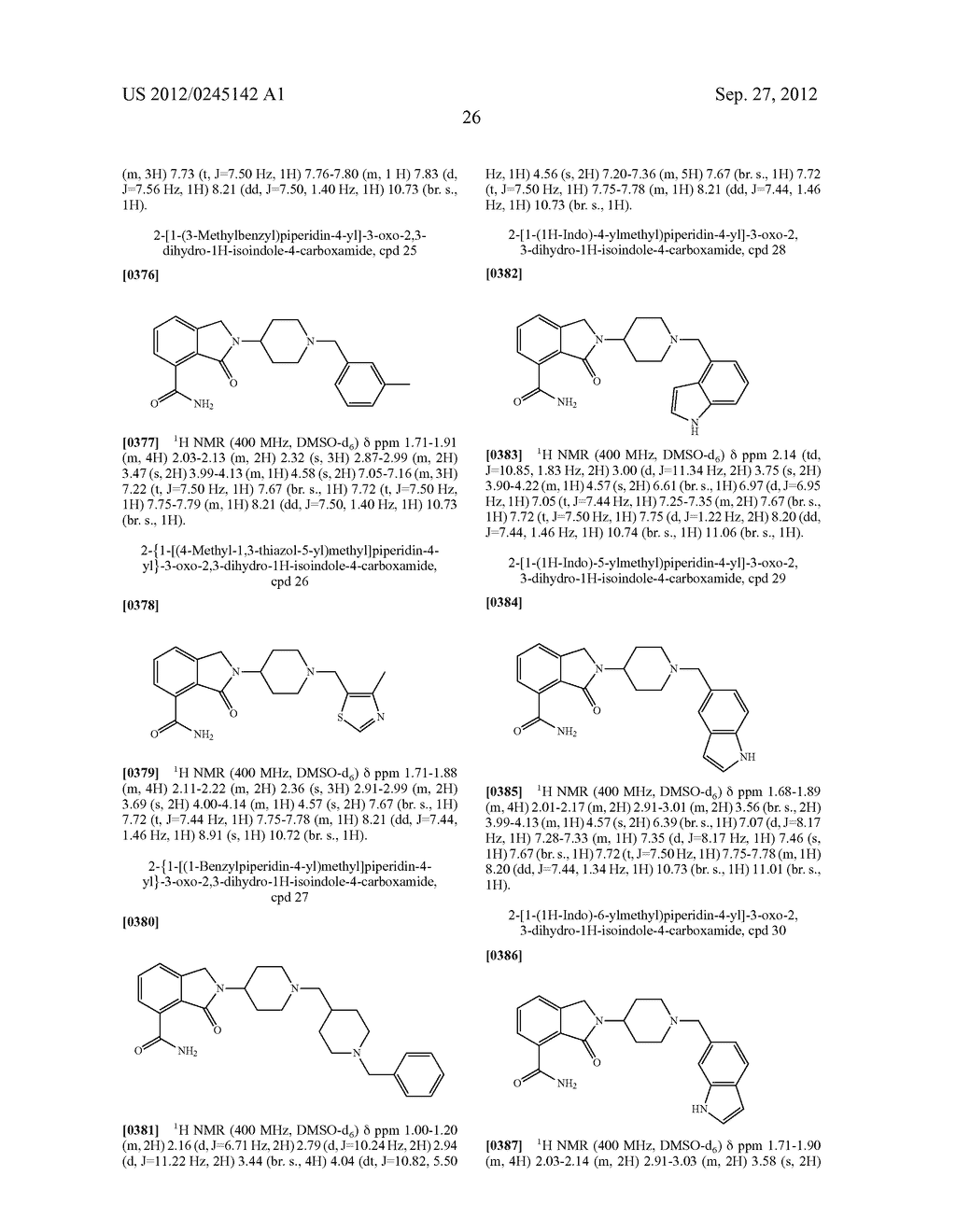 3-OXO-2,3-DIHYDRO-1H-ISOINDOLE-4-CARBOXAMIDES AS PARP INHIBITORS - diagram, schematic, and image 27
