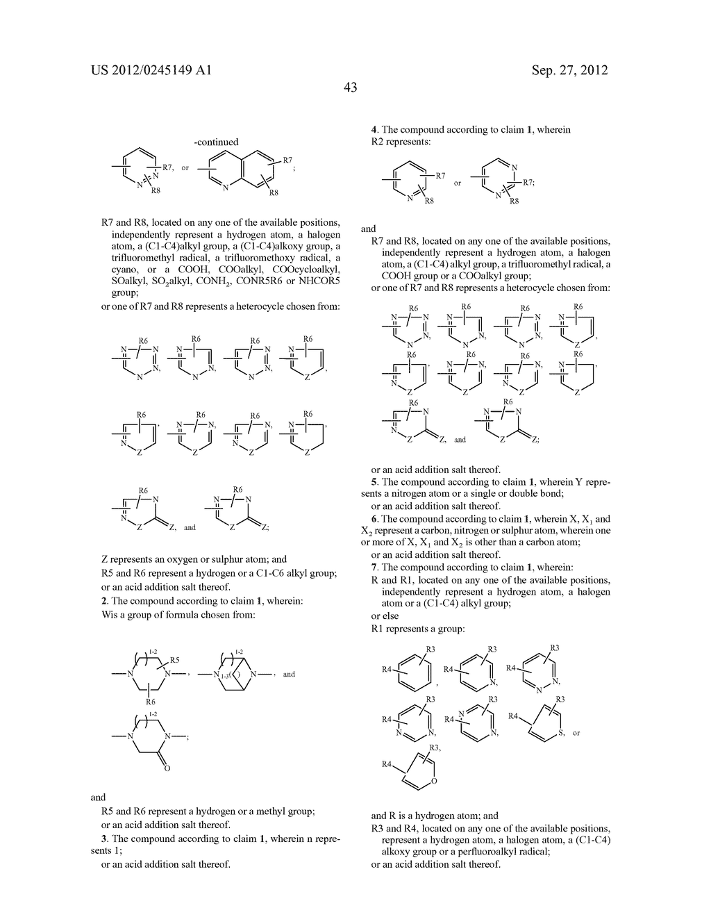 NOVEL (HETEROCYCLE/CONDENSED PIPERIDINE)-(PIPERAZINYL)-1-ALKANONE OR     (HETEROCYCLE/CONDENSED PYRROLIDINE)-(PIPERAZINYL)-1-ALKANONE DERIVATIVES     AND USE THEREOF AS p75 INHIBITORS - diagram, schematic, and image 44