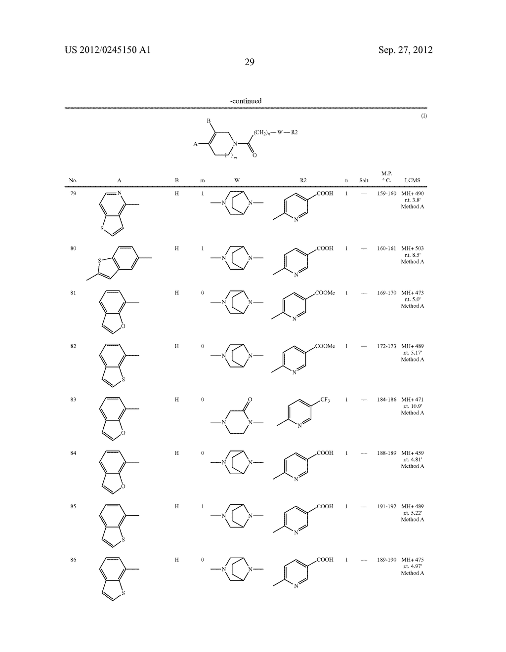 NOVEL (HETEROCYCLE/TETRAHYDROPYRIDINE)-(PIPERAZINYL)-1-ALCANONE AND     (HETEROCYCLE/DIHYDROPYRROLIDINE)-(PIPERAZINYL)-1-ALCANONE DERIVATIVES,     AND USE THEREOF AS p75 INHIBITORS - diagram, schematic, and image 30