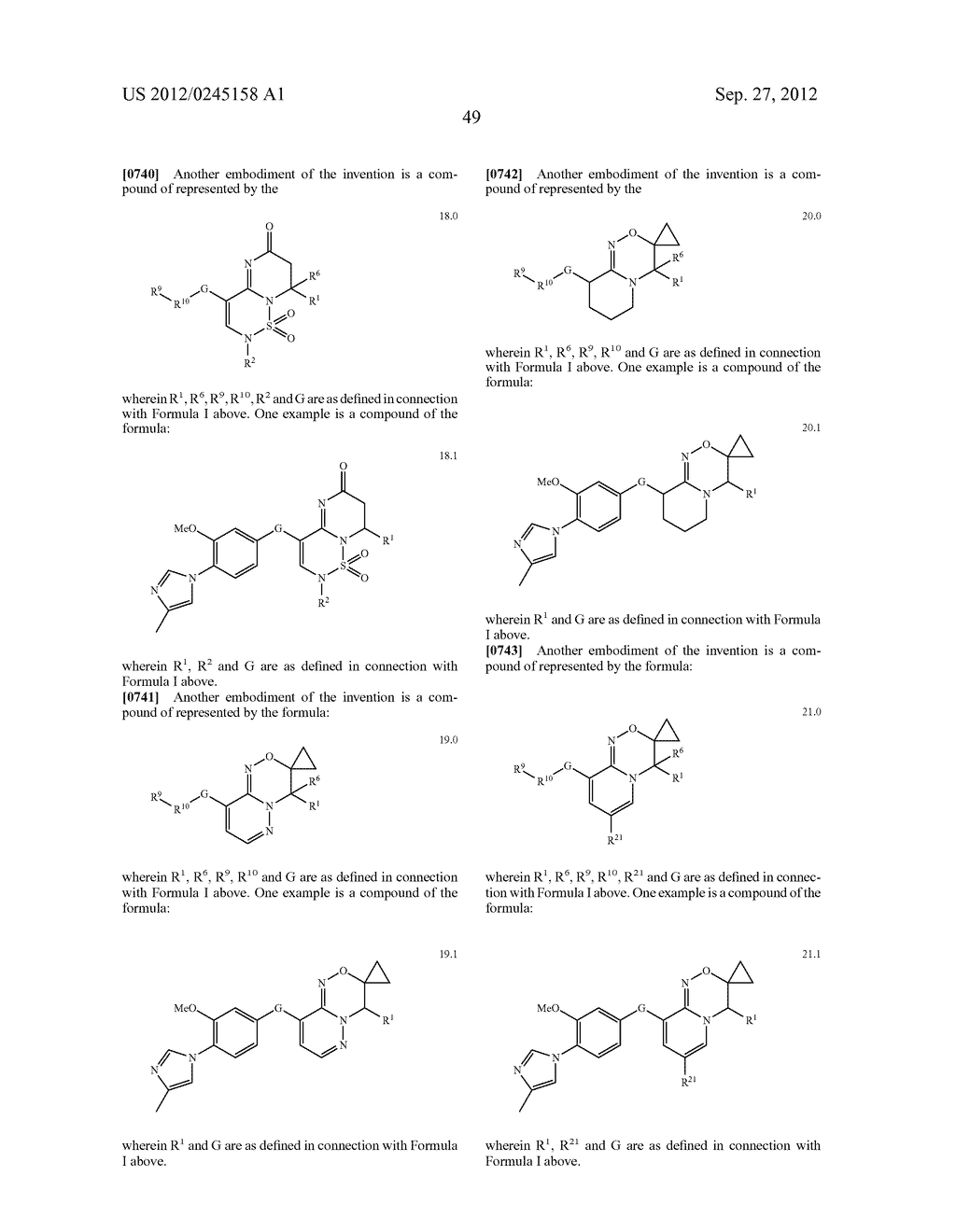 GAMMA SECRETASE MODULATORS - diagram, schematic, and image 50