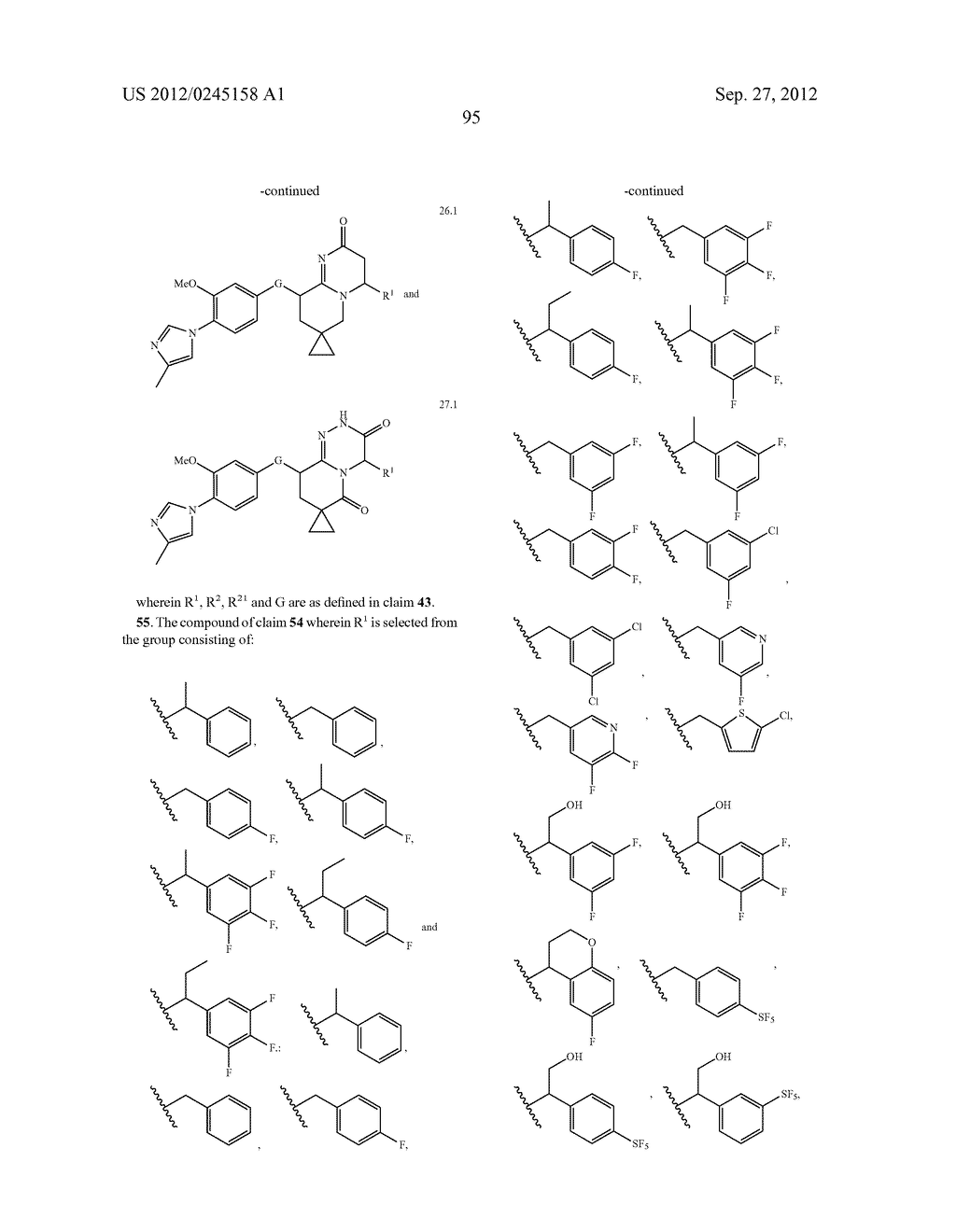 GAMMA SECRETASE MODULATORS - diagram, schematic, and image 96