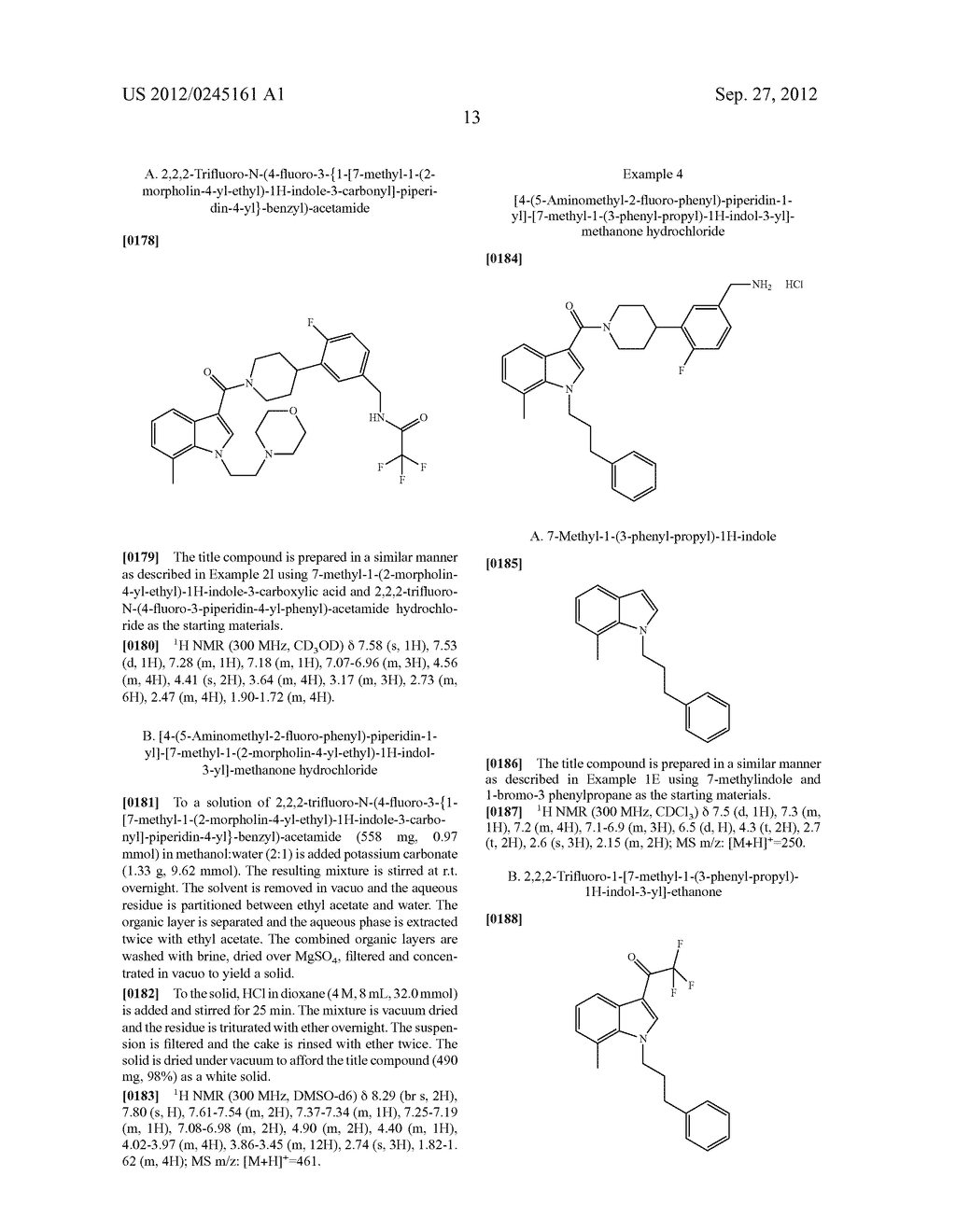 INDOLYL-PIPERIDINYL BENZYLAMINES AS BETA-TRYPTASE INHIBITORS - diagram, schematic, and image 14