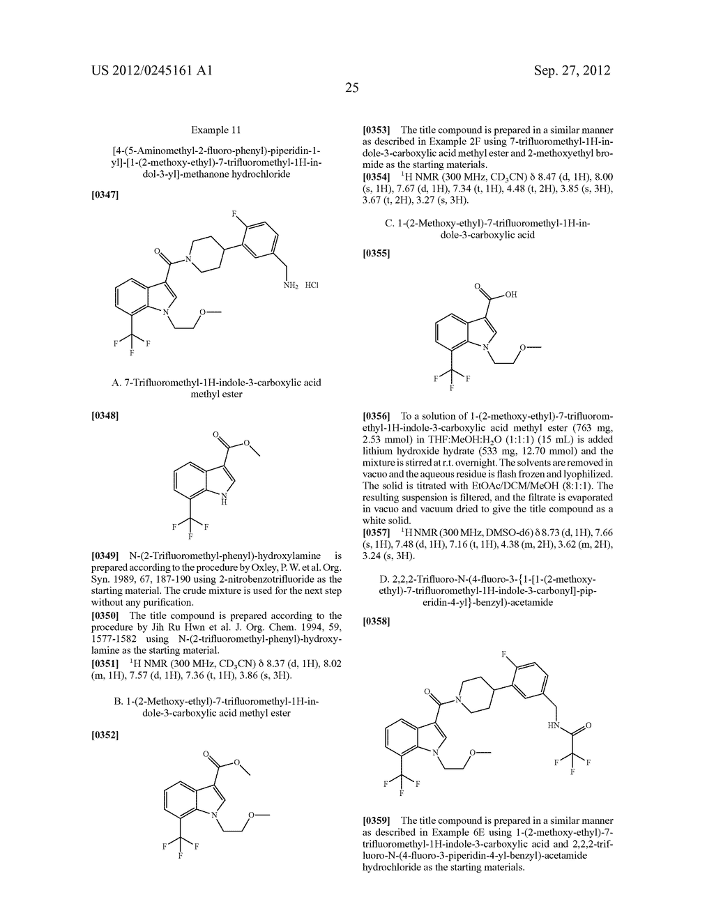 INDOLYL-PIPERIDINYL BENZYLAMINES AS BETA-TRYPTASE INHIBITORS - diagram, schematic, and image 26