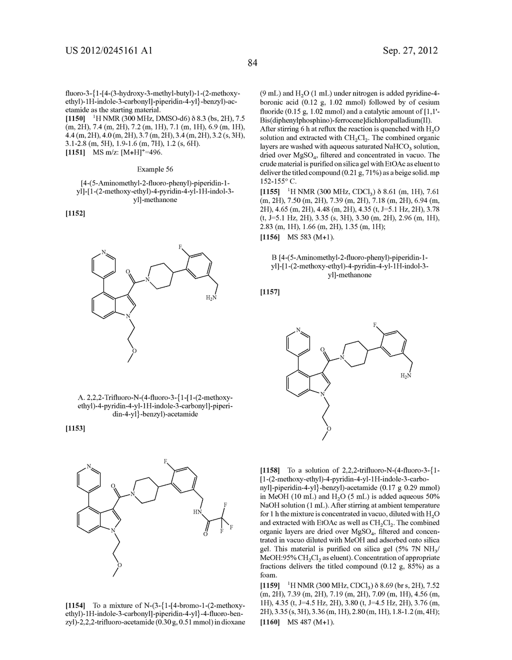 INDOLYL-PIPERIDINYL BENZYLAMINES AS BETA-TRYPTASE INHIBITORS - diagram, schematic, and image 85