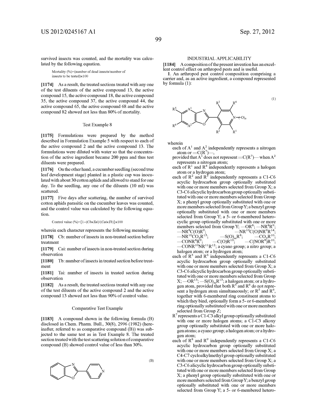 ARTHROPOD PEST CONTROL METHOD AND COMPOSITION - diagram, schematic, and image 100