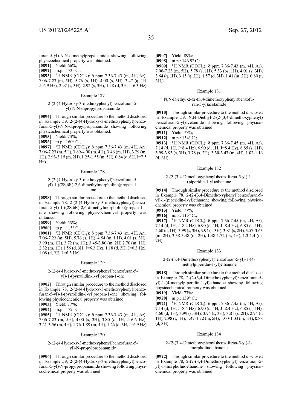 NOVEL BENZOFURAN TYPE DERIVATIVES, A COMPOSITION COMPRISING THE SAME FOR     TREATING OR PREVENTING COGNITIVE DYSFUNCTION AND THE USE THEREOF - diagram, schematic, and image 51