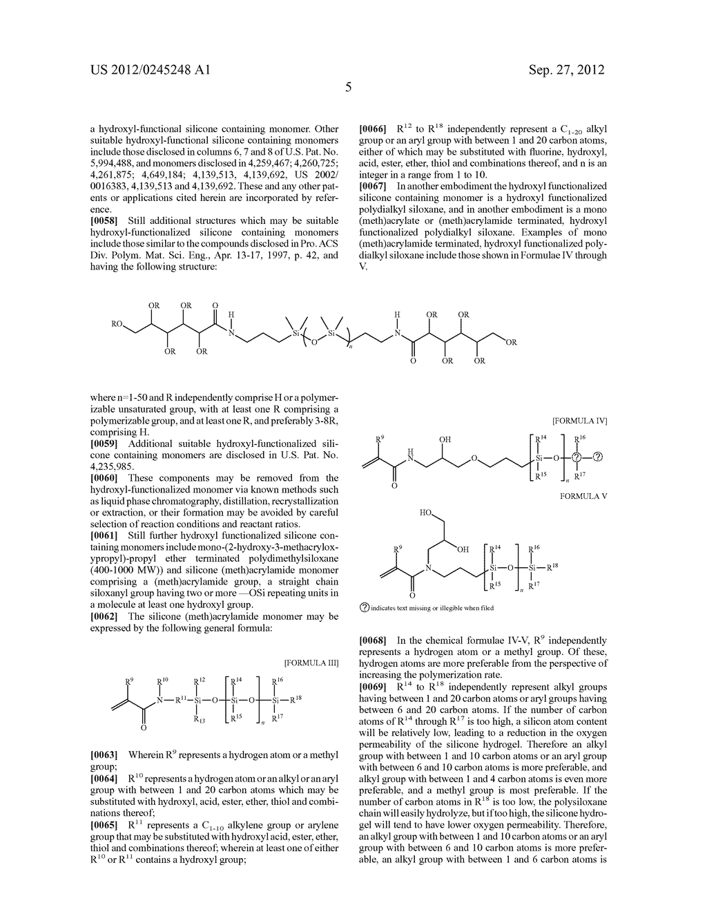 SILICONE HYDROGELS FORMED FROM REACTION MIXTURES FREE OF HYDROPHILIC     MONOMERS - diagram, schematic, and image 06