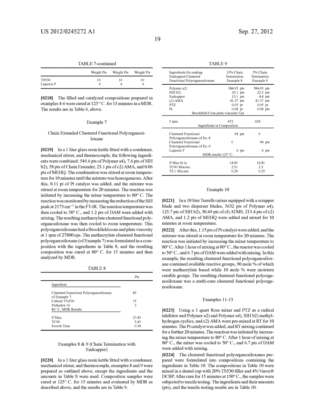 Process for Preparing Clustered Functional Polyorganosiloxanes, and     Methods for Their Use - diagram, schematic, and image 20