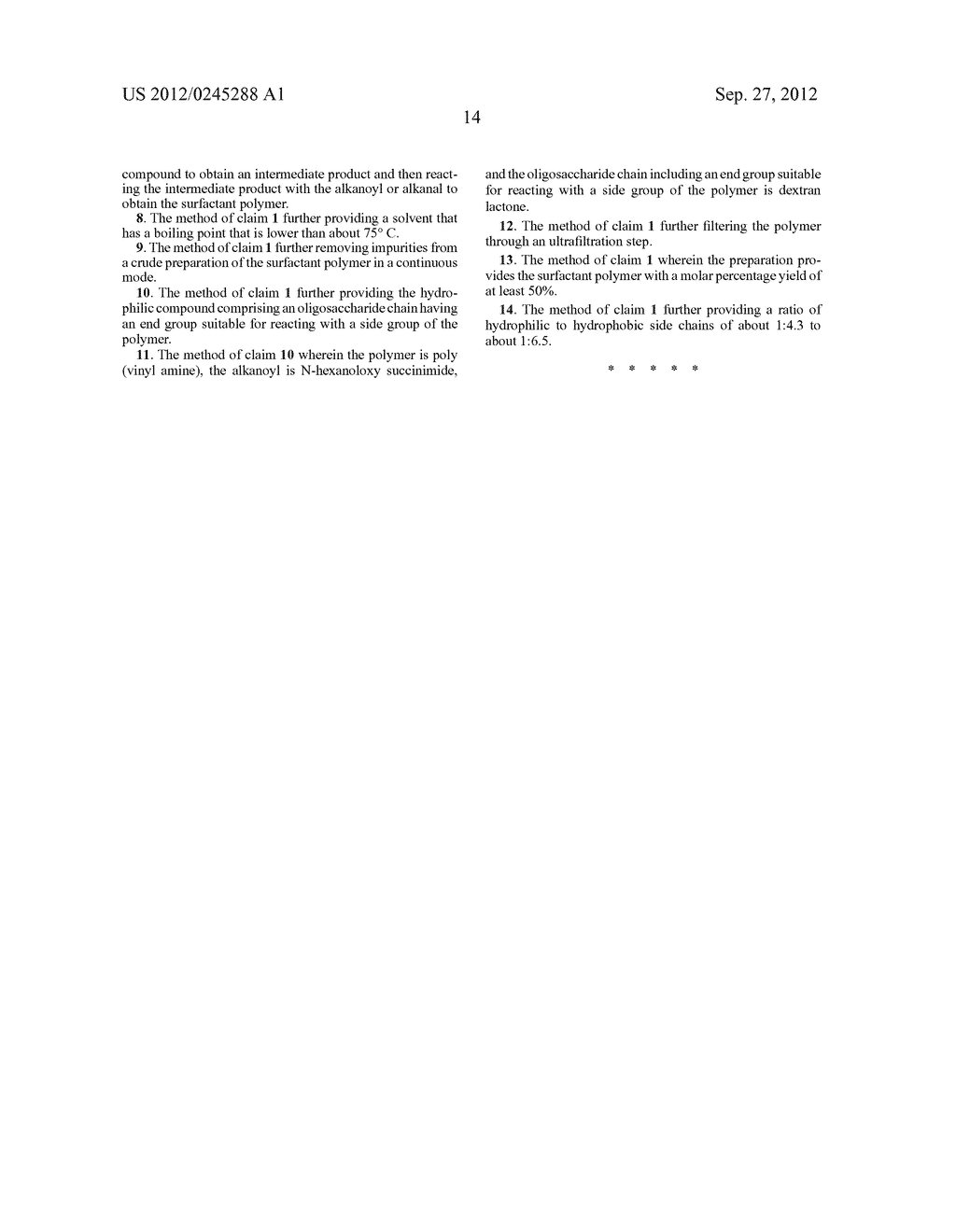 METHODS OF MAKING AND USING SURFACTANT POLYMERS - diagram, schematic, and image 20