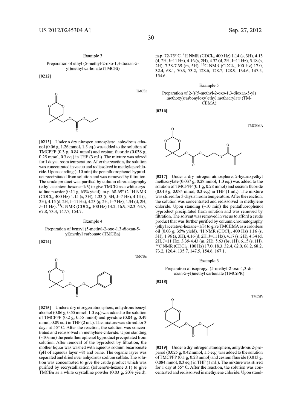 CYCLIC CARBONYL COMPOUNDS WITH PENDANT CARBONATE GROUPS, PREPARATIONS     THEREOF, AND POLYMERS THEREFROM - diagram, schematic, and image 31