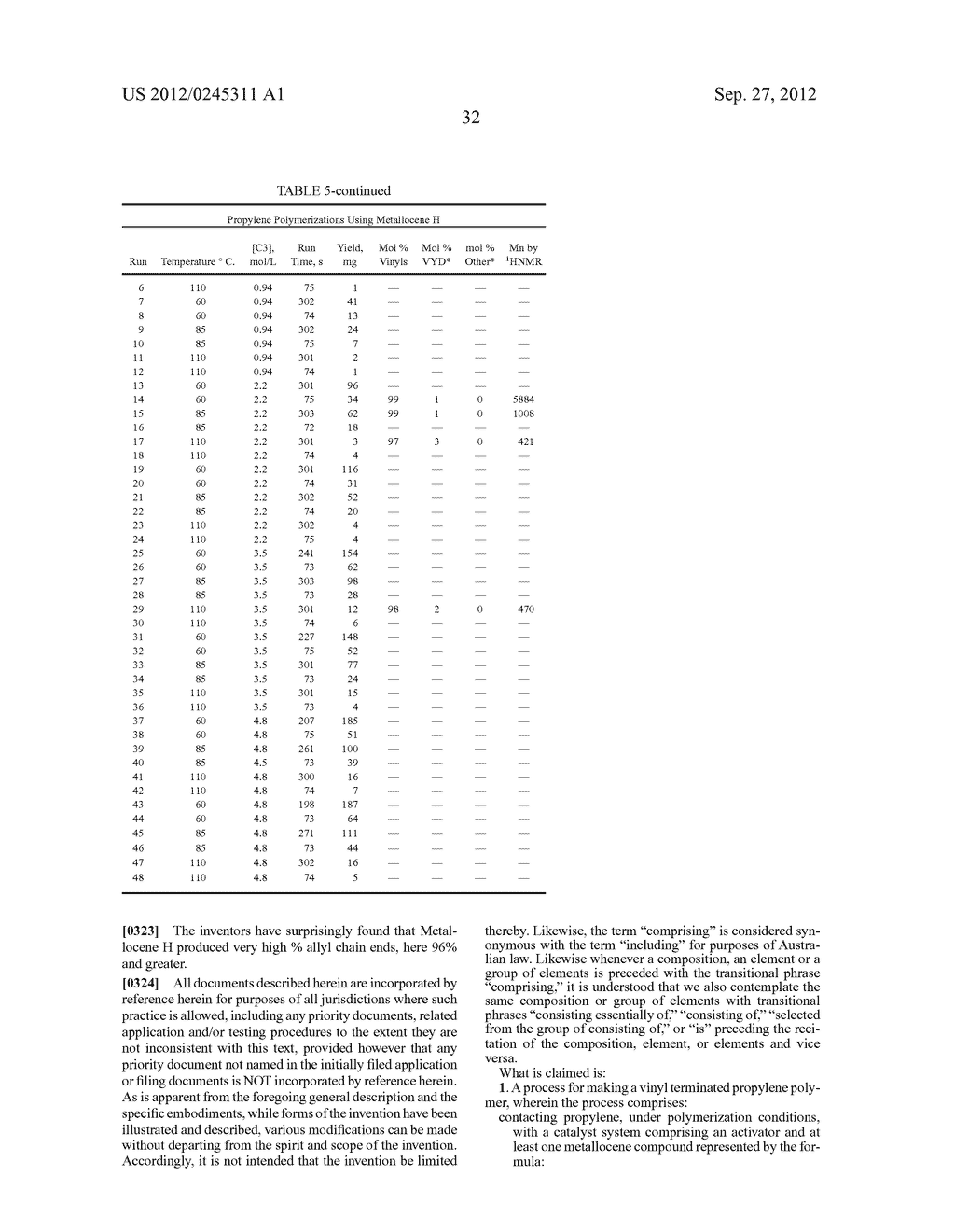 Novel Catalysts And Methods Of Use Thereof To Produce Vinyl Terminated     Polymers - diagram, schematic, and image 34