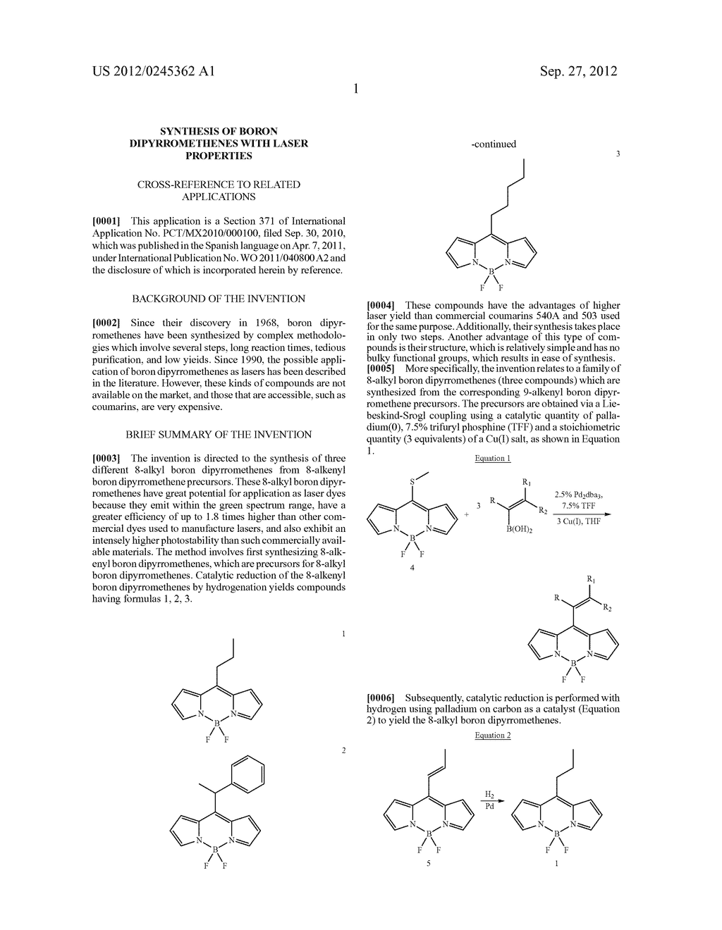 SYNTHESIS OF BORON DIPYRROMETHENES WITH LASER PROPERTIES - diagram, schematic, and image 04