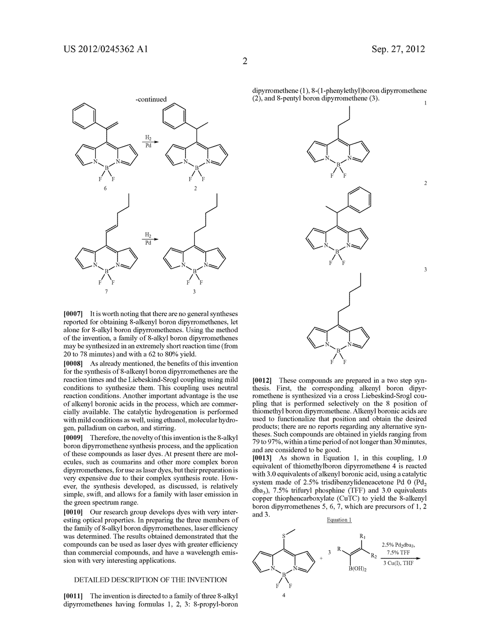 SYNTHESIS OF BORON DIPYRROMETHENES WITH LASER PROPERTIES - diagram, schematic, and image 05