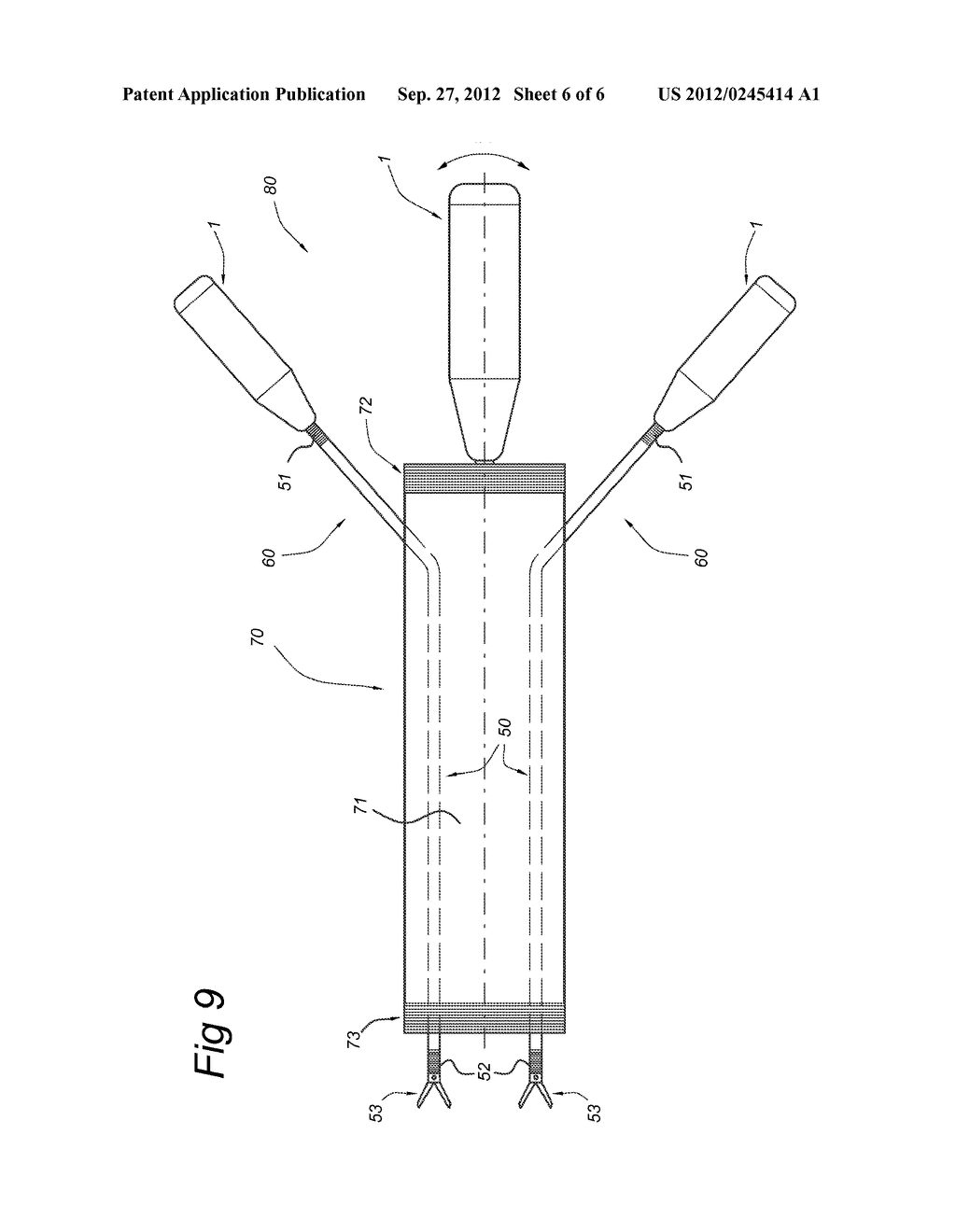 HANDLE FOR CONTROLLING INSTRUMENTS, ENDOSCOPIC INSTRUMENT COMPRISING SUCH     A HANDLE, AND AN ASSEMBLY - diagram, schematic, and image 07