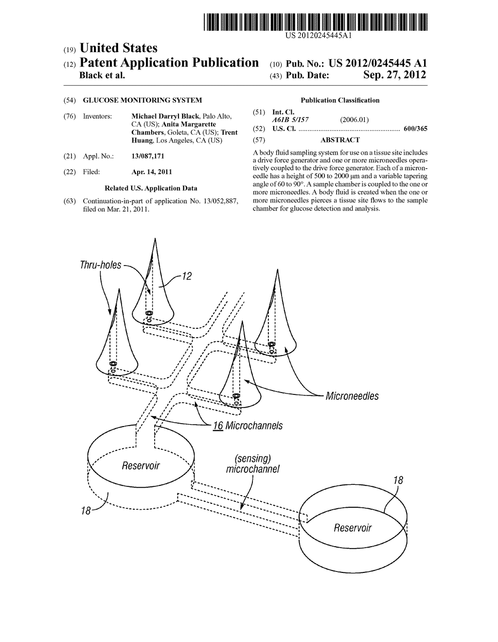 Glucose Monitoring System - diagram, schematic, and image 01