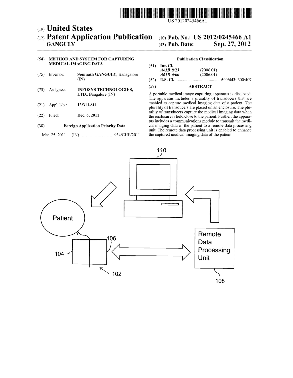 METHOD AND SYSTEM FOR CAPTURING MEDICAL IMAGING DATA - diagram, schematic, and image 01