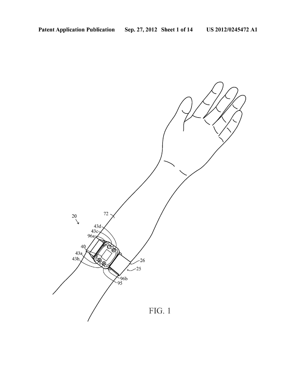 Monitoring Device With An Accelerometer, Method And System - diagram, schematic, and image 02
