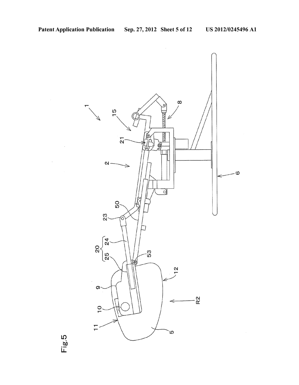 CHAIR-TYPE MASSAGING MACHINE PROVIDED WITH LEG MASSAGING DEVICE - diagram, schematic, and image 06