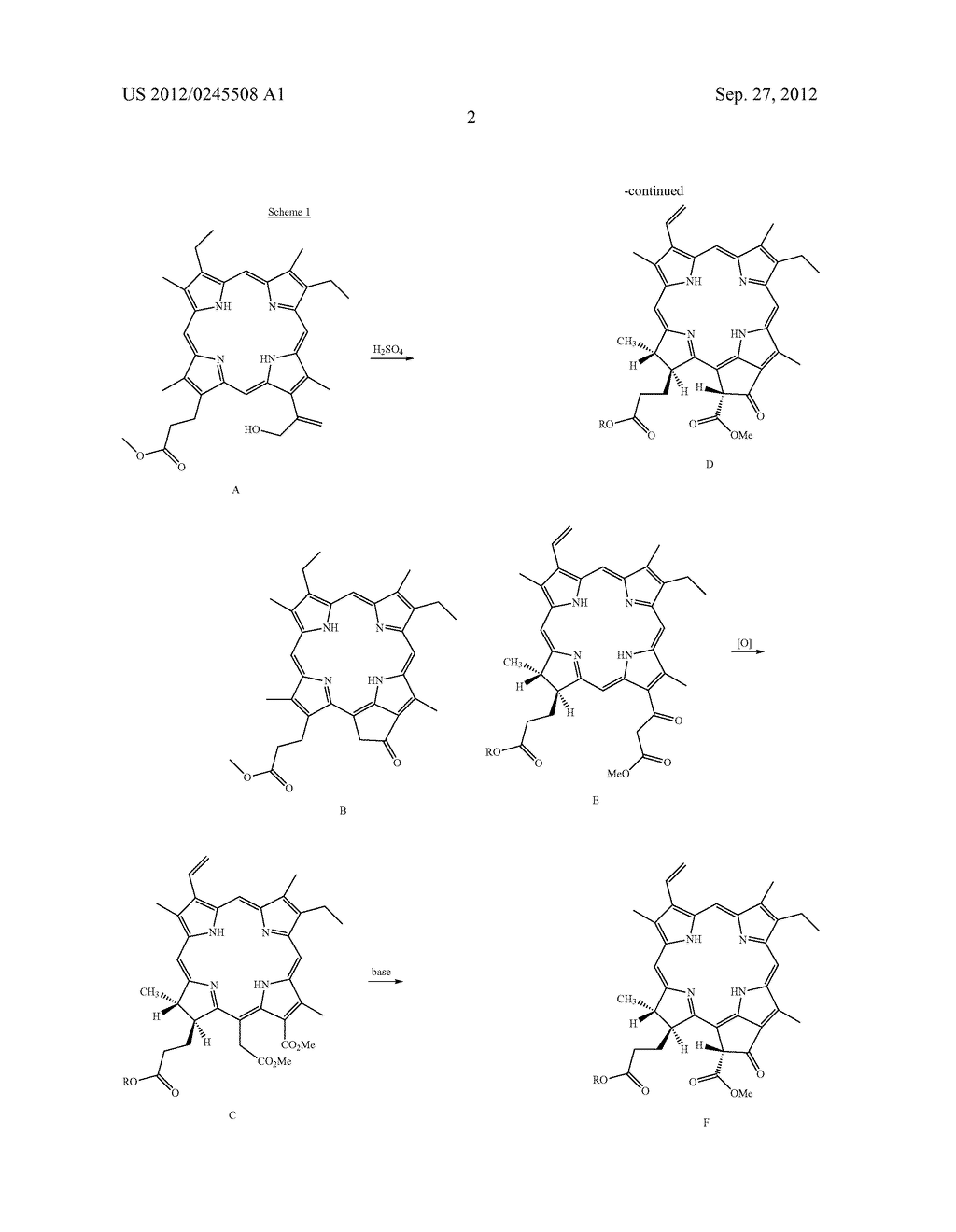 SYNTHESIS OF CHLORINS AND PHORBINES WITH ENHANCED RED SPECTRAL FEATURES - diagram, schematic, and image 06