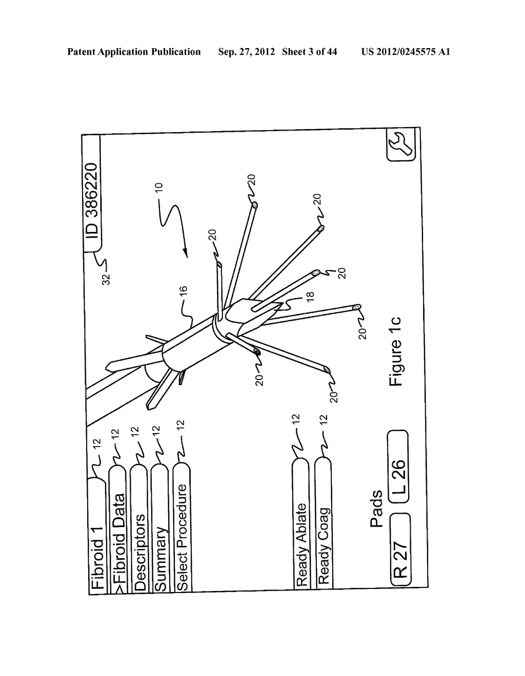 USER INTERFACE AND NAVIGATIONAL TOOL FOR REMOTE CONTROL OF AN ANCHORED RF     ABLATION DEVICE FOR DESTRUCTION OF TISSUE MASSES - diagram, schematic, and image 04