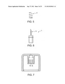 DISPOSABLE LANCET DEVICE CAP WITH INTEGRAL LANCET AND/OR TEST STRIP AND     TESTING DEVICE UTILIZING THE CAP diagram and image