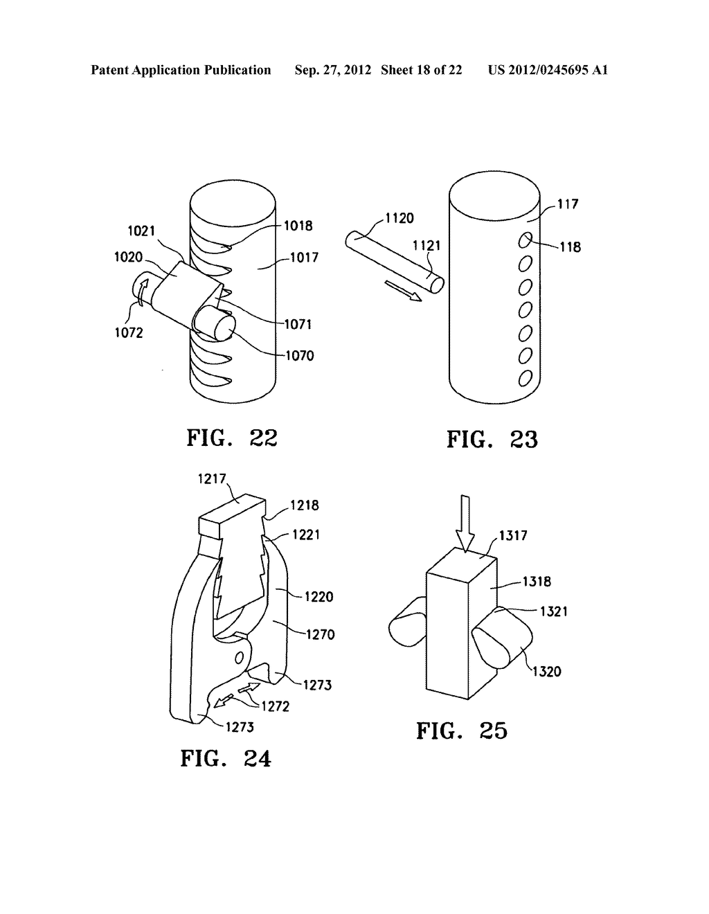 Lockable Spinal Implant - diagram, schematic, and image 19