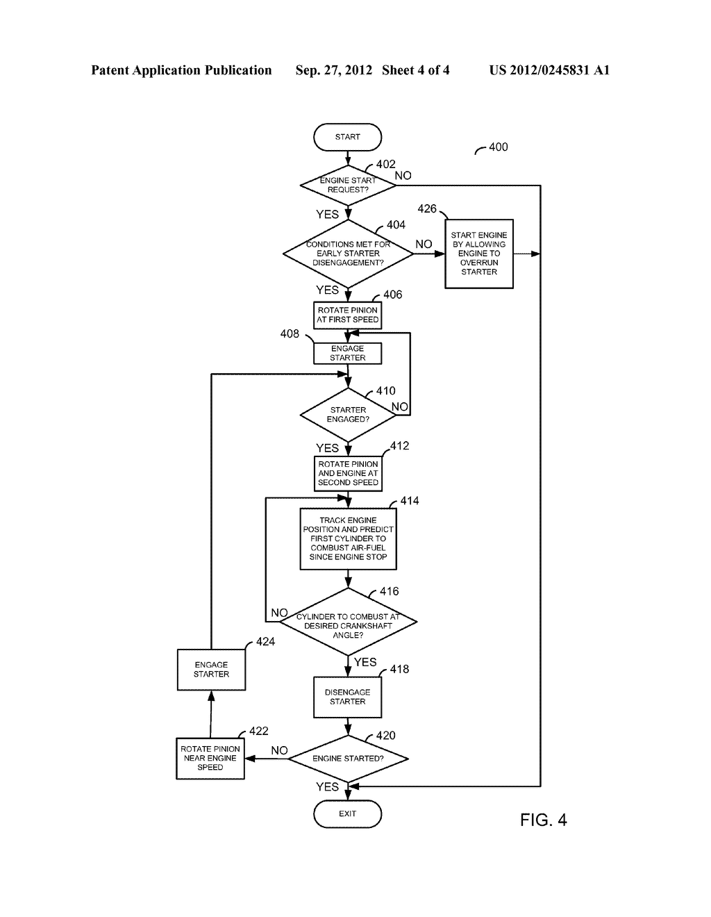 METHOD FOR STARTING AN ENGINE - diagram, schematic, and image 05