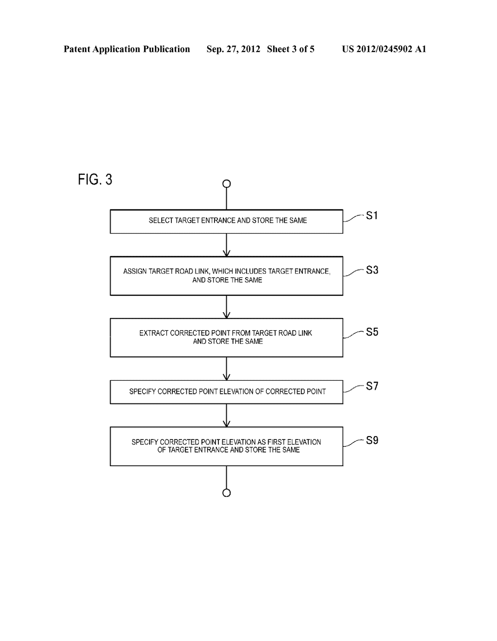 Tunnel Entrance Elevation Specifying Device, Method for Specifying Tunnel     Entrance Elevation, Computer Program for Specifying Tunnel Entrance     Elevation, and Storage Medium that Stores Computer Program - diagram, schematic, and image 04