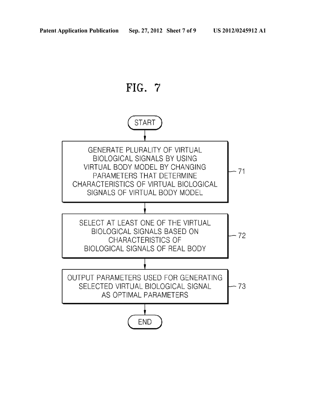 METHOD OF AND APPARATUS FOR DETERMINING OPTIMAL PARAMETERS FOR MEASURING     BIOLOGICAL SIGNALS BASED ON VIRTUAL BODY MODEL - diagram, schematic, and image 08