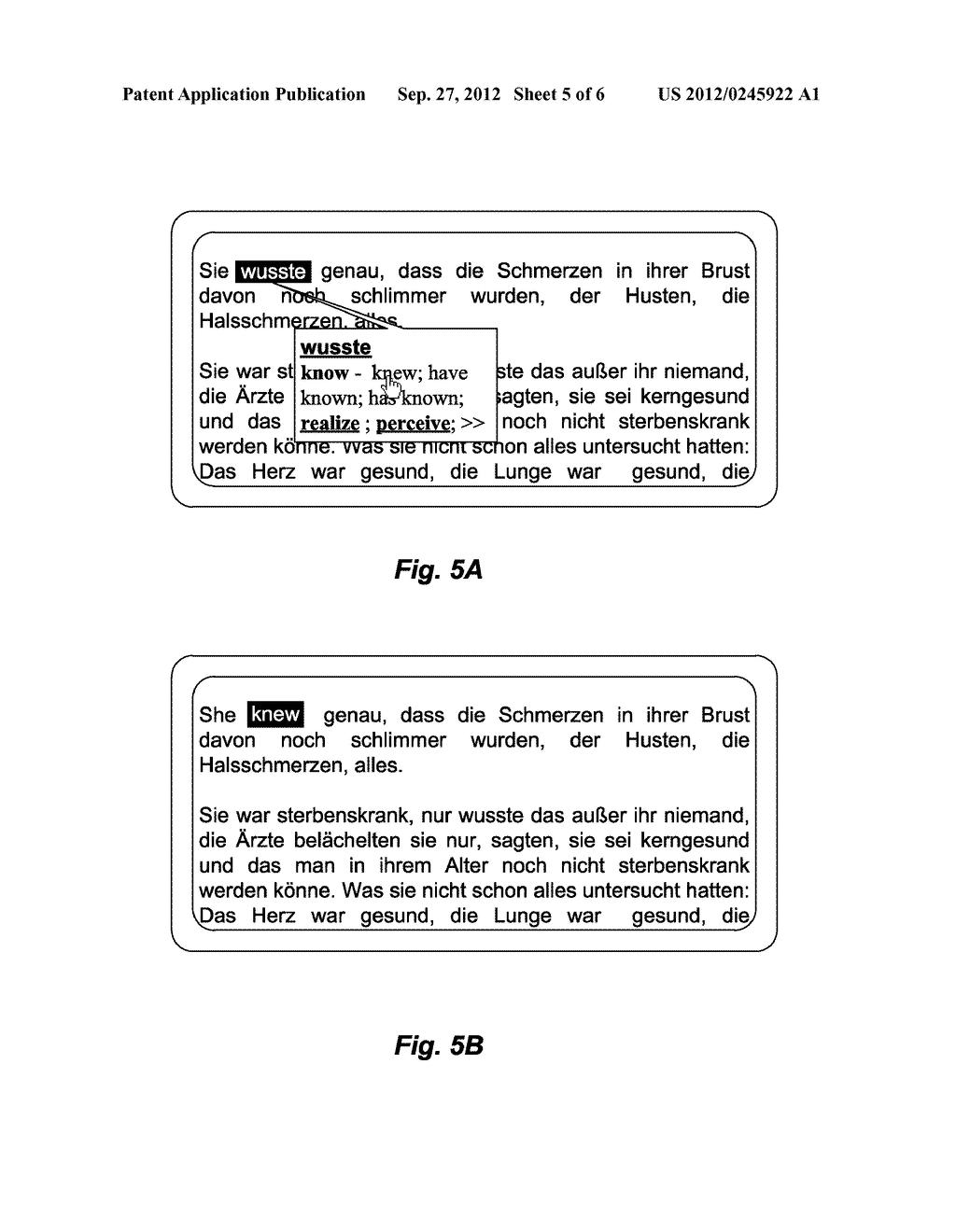 Insertion of Translation in Displayed Text - diagram, schematic, and image 06