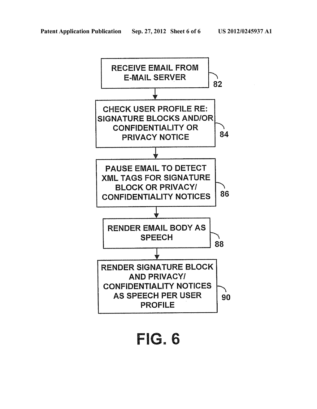 Voice Rendering Of E-mail With Tags For Improved User Experience - diagram, schematic, and image 07