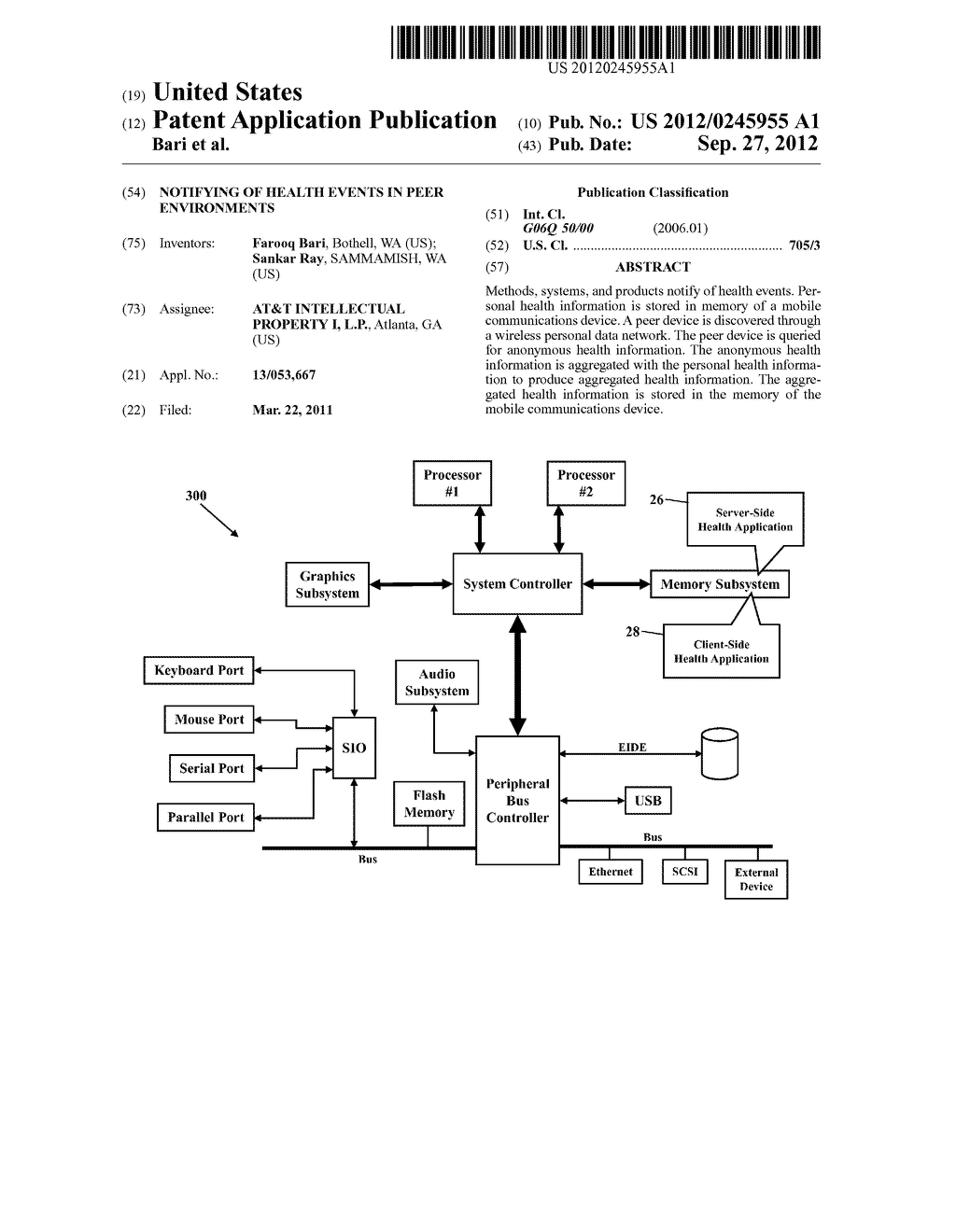 Notifying of Health Events in Peer Environments - diagram, schematic, and image 01