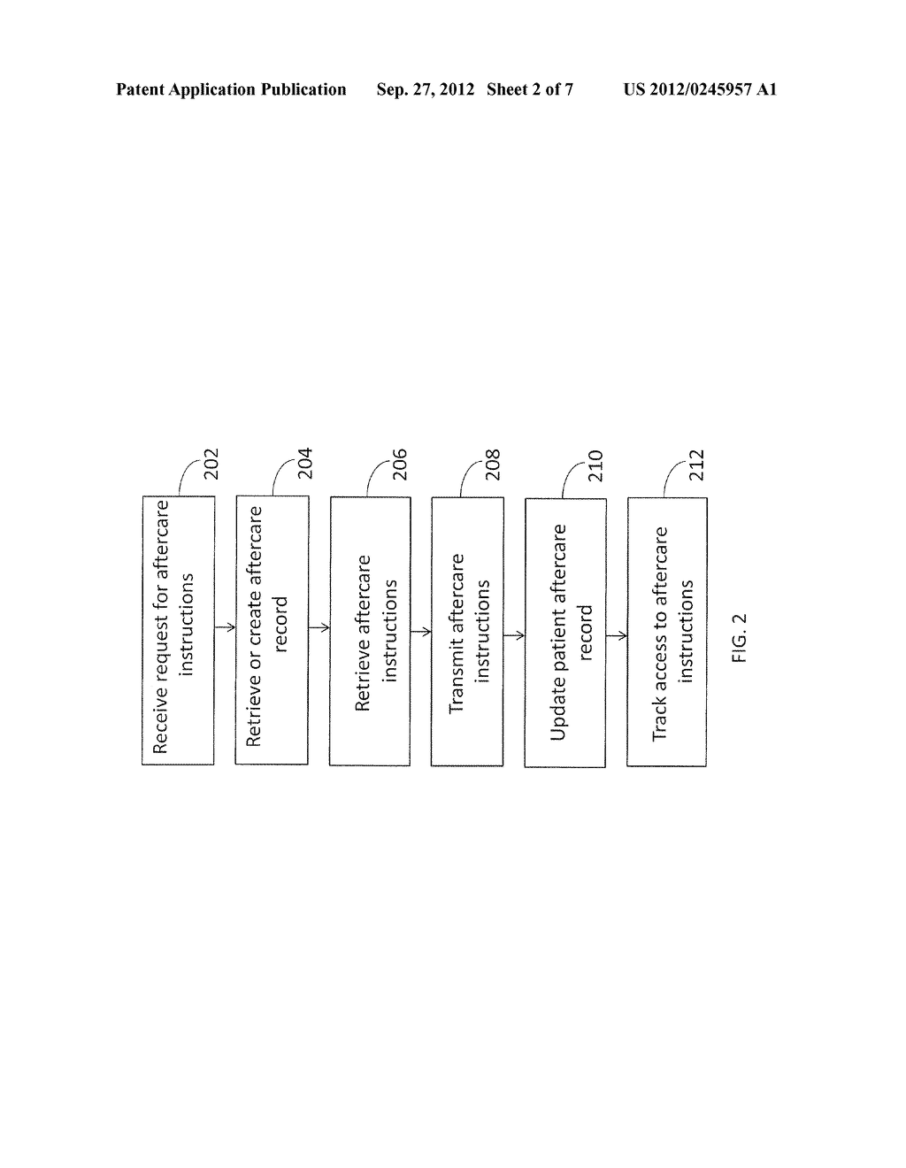 METHOD AND APPARATUS FOR PROVIDING ELECTRONIC AFTERCARE INSTRUCTIONS - diagram, schematic, and image 03