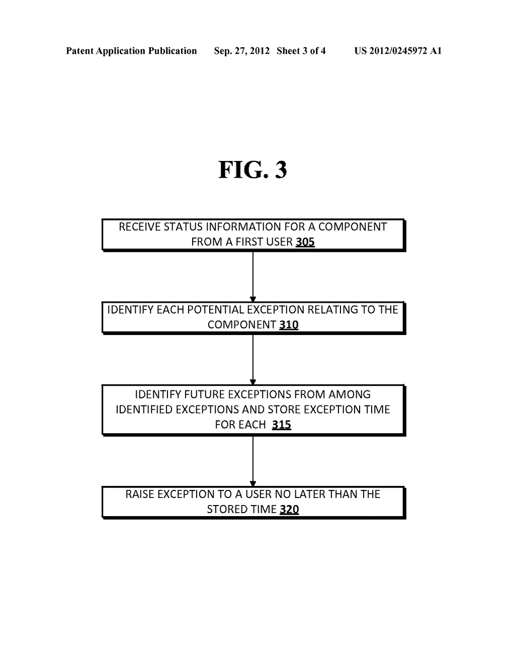 PROVIDING ACCESS TO FUTURE EXCEPTION INFORMATION IN A SUPPLY PLAN     COLLABORATION SYSTEM - diagram, schematic, and image 04