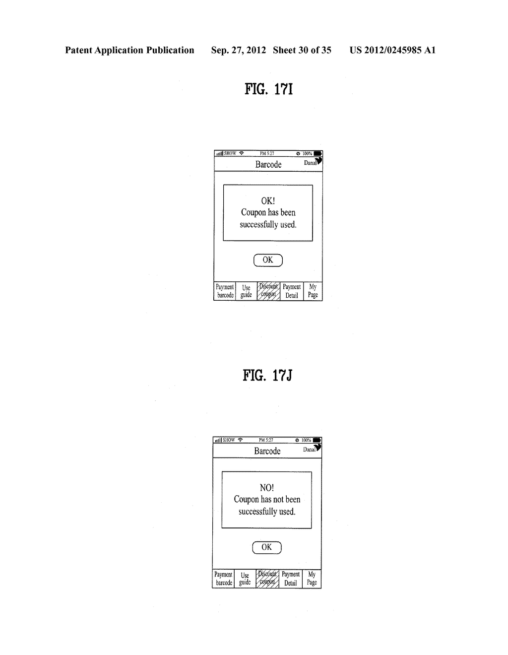 METHOD OF CONTROLLING SYSTEM AND MOBILE DEVICE FOR PROCESSING PAYMENT AND     DATA - diagram, schematic, and image 31