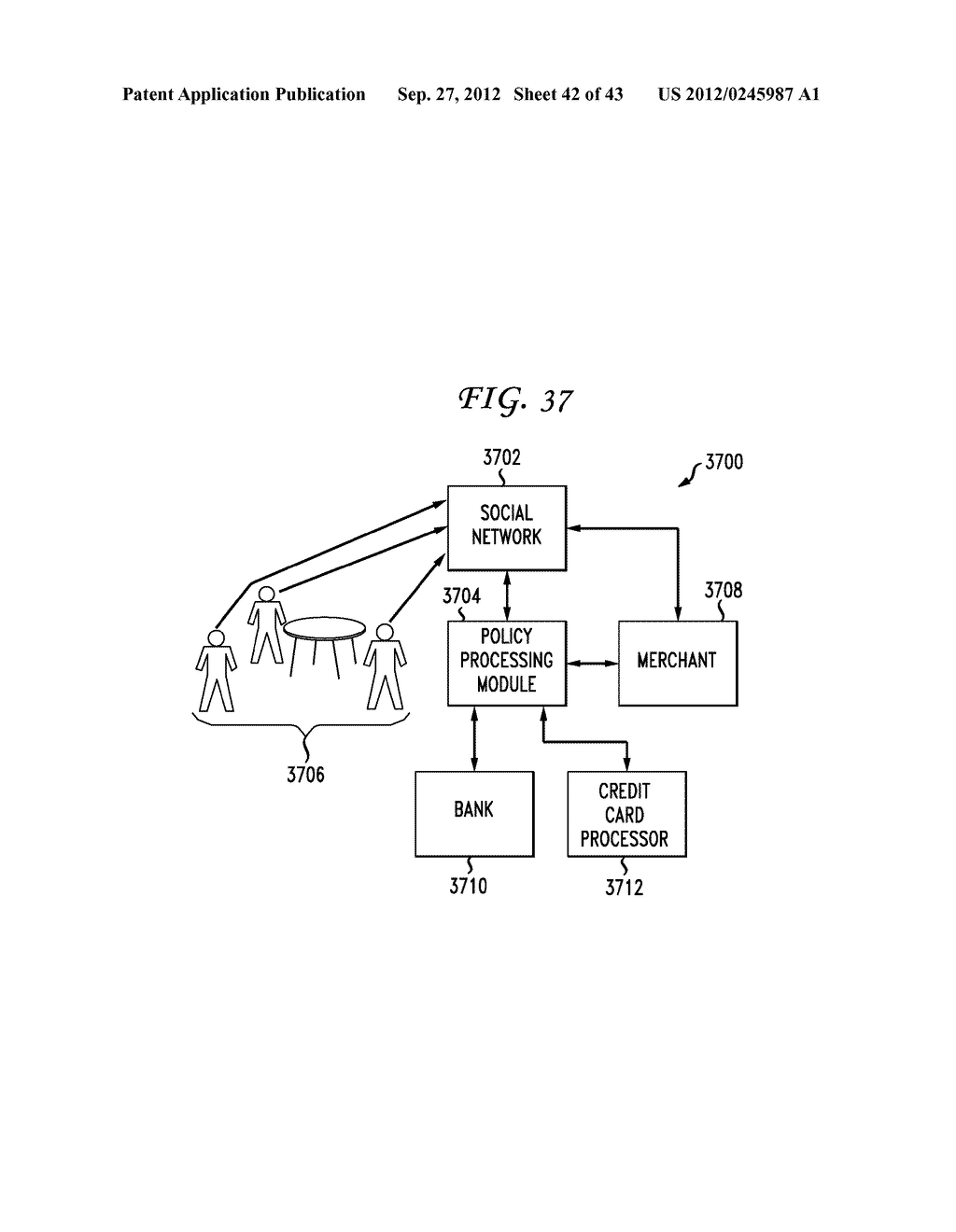 SYSTEM AND METHOD FOR PROCESSING GIFT CARDS VIA SOCIAL NETWORKS - diagram, schematic, and image 43