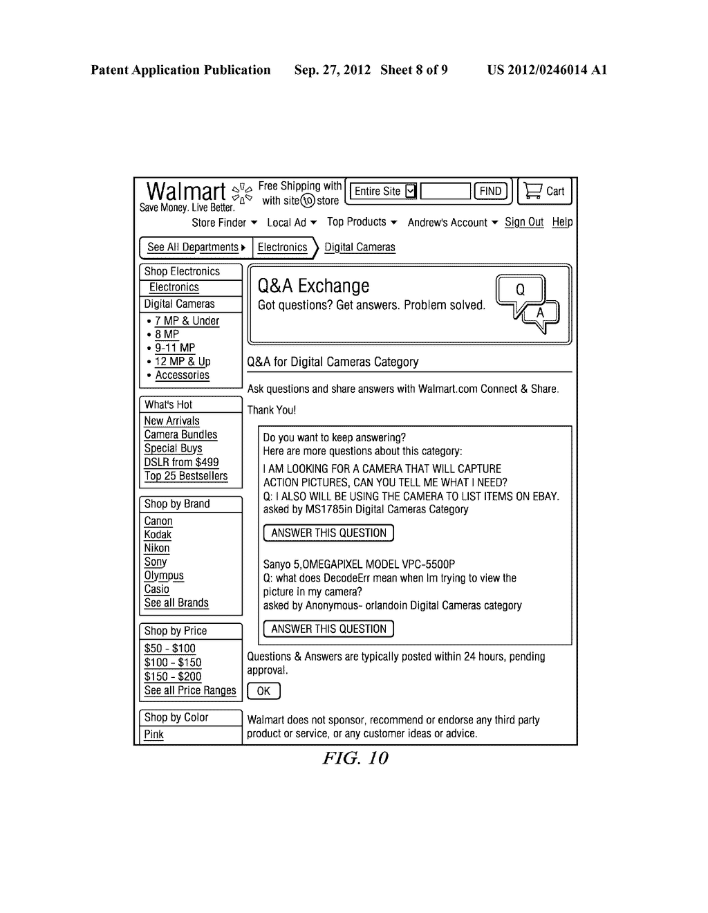 METHOD AND SYSTEM FOR PROMOTING USER GENERATION OF CONTENT - diagram, schematic, and image 09