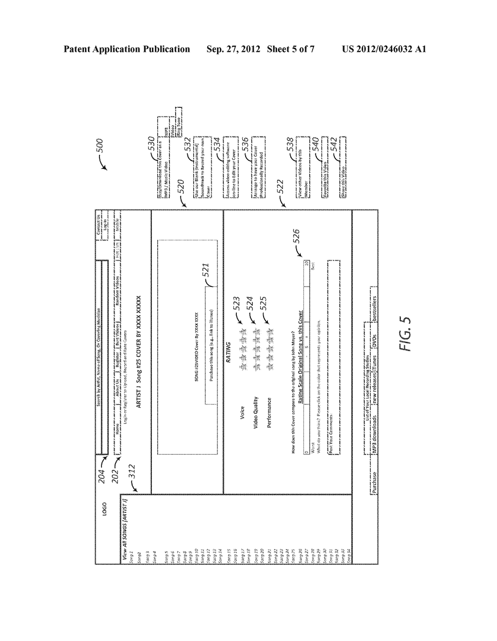 Website, user interfaces, and applications facilitating improved media     search capability - diagram, schematic, and image 06