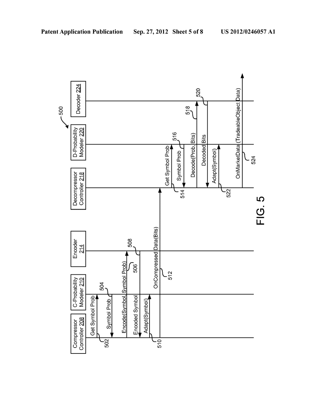 SYSTEM AND METHOD FOR PROVIDING MARKET DATA IN AN ELECTRONIC TRADING     ENVIRONMENT - diagram, schematic, and image 06