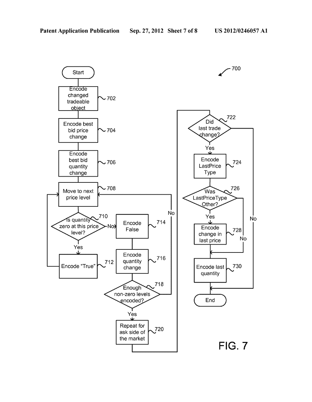 SYSTEM AND METHOD FOR PROVIDING MARKET DATA IN AN ELECTRONIC TRADING     ENVIRONMENT - diagram, schematic, and image 08