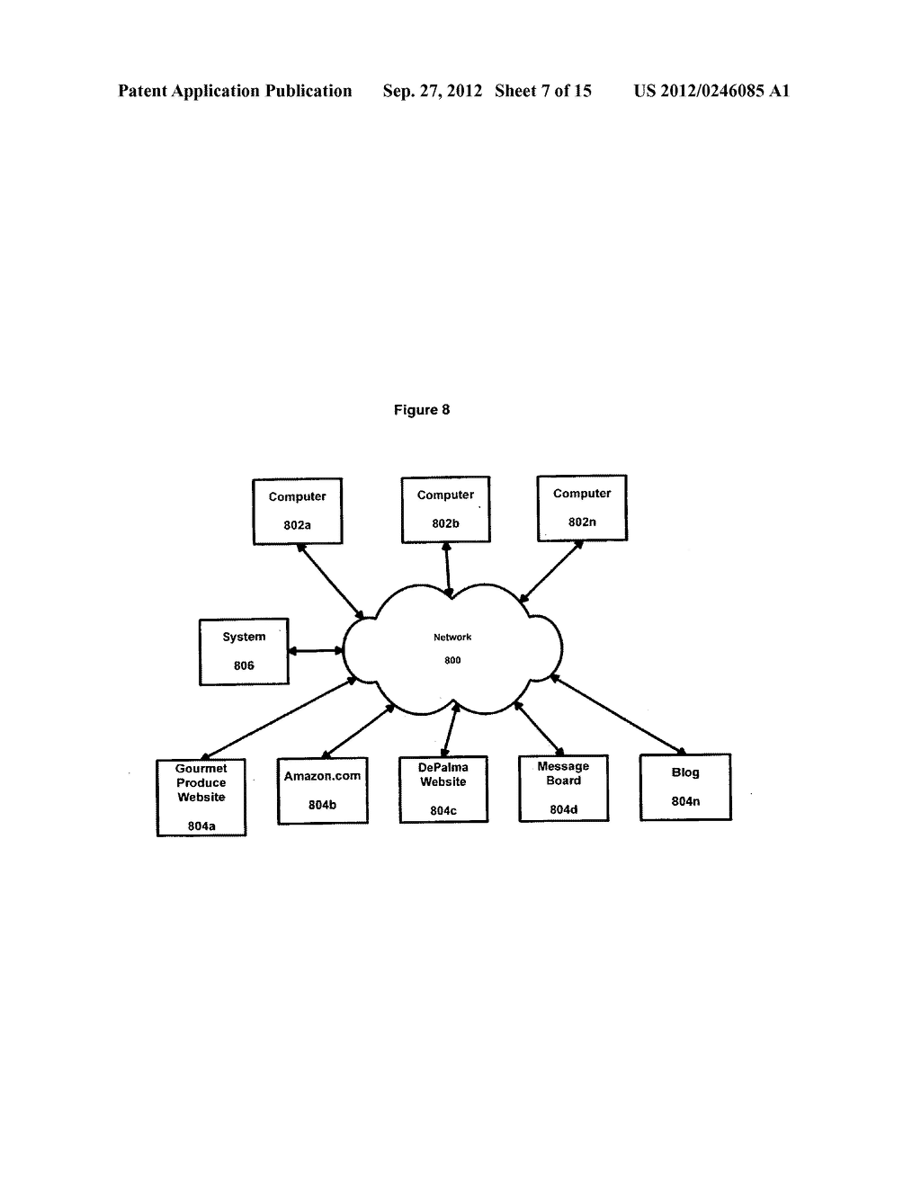 SYSTEMS AND METHODS FOR ENTITY SPECIFIC, DATA CAPTURE AND EXCHANGE OVER A     NETWORK - diagram, schematic, and image 08