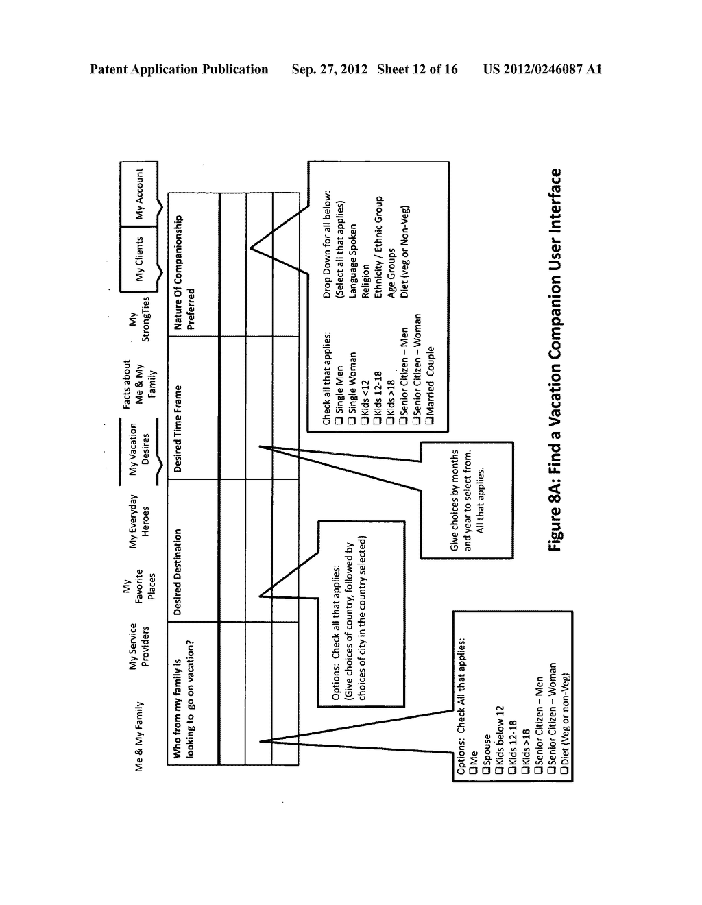 Method and apparatus for establishing an exclusive network of Strong Tie     connections which is then used to make referenceable connections between     members for various personal and business benefits - diagram, schematic, and image 13