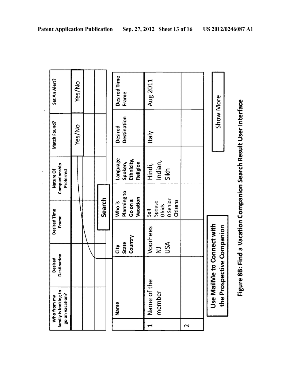 Method and apparatus for establishing an exclusive network of Strong Tie     connections which is then used to make referenceable connections between     members for various personal and business benefits - diagram, schematic, and image 14