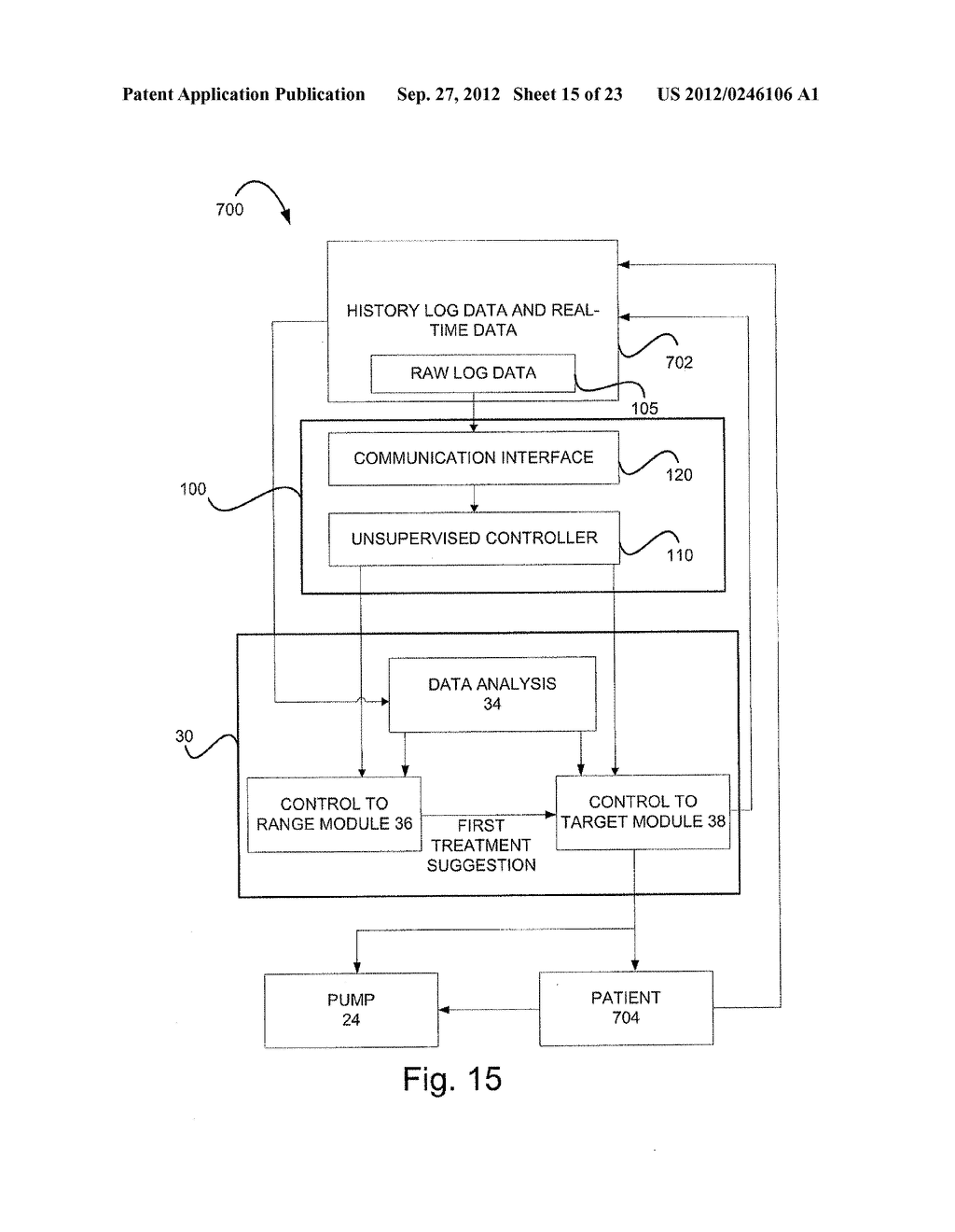 MONITORING DEVICE FOR MANAGEMENT OF INSULIN DELIVERY - diagram, schematic, and image 16