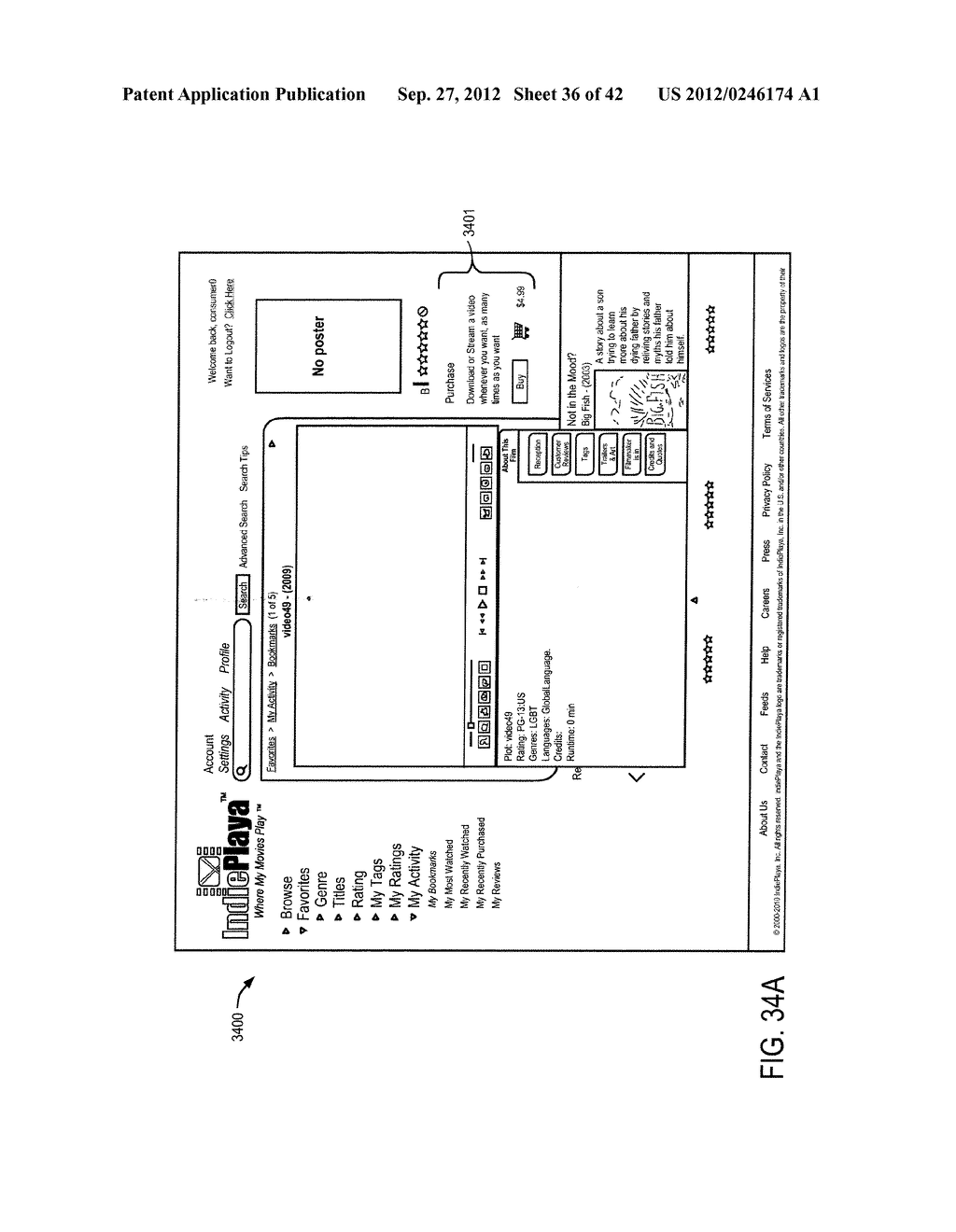 Method and System for Predicting Association Item Affinities Using Second     Order User Item Associations - diagram, schematic, and image 37