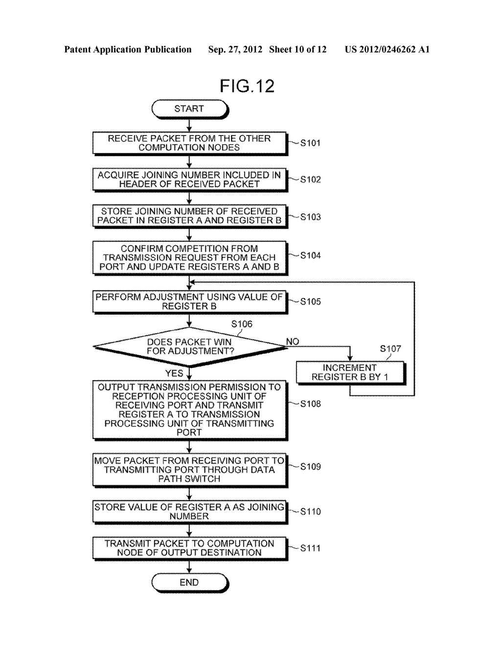 DATA TRANSMITTING DEVICE, PARALLEL COMPUTER SYSTEM, AND CONTROLLING METHOD - diagram, schematic, and image 11