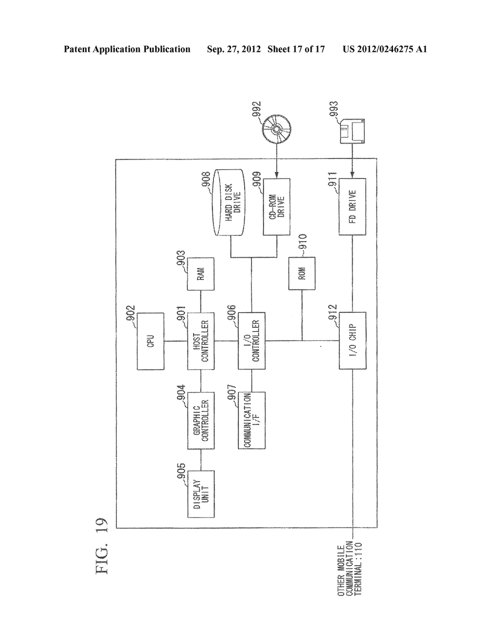 INFORMATION SHARING SYSTEM, COMMUNICATION APPARATUS, CONTROL METHOD AND     COMPUTER PROGRAM - diagram, schematic, and image 18